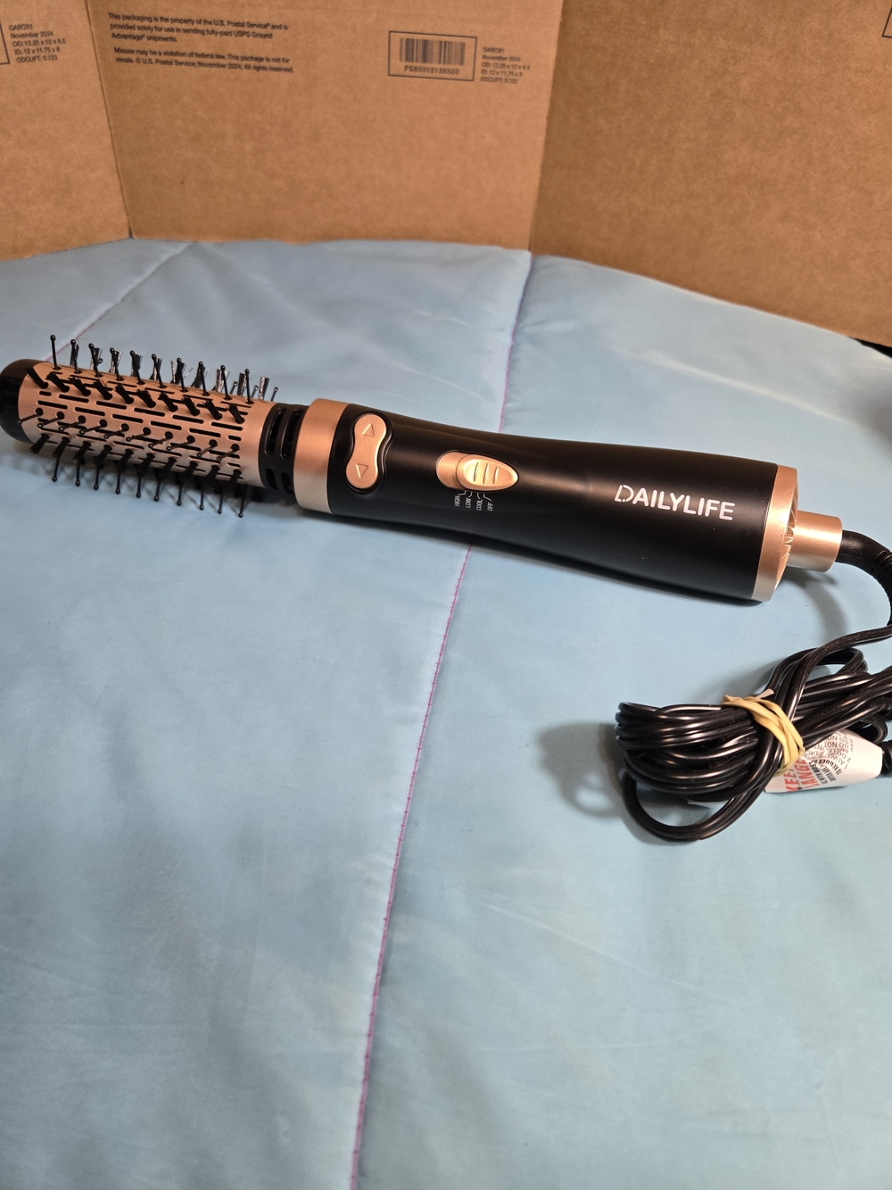 Rotating Hair Dryer Brush, Dryer Brush with 2" Brush Hair Dryer Tested